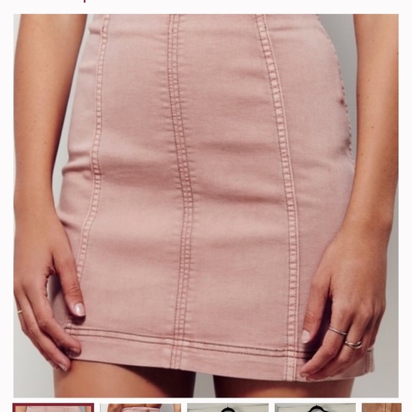 Free People Modern Femme Skirt in Pink - Picture 1 of 4